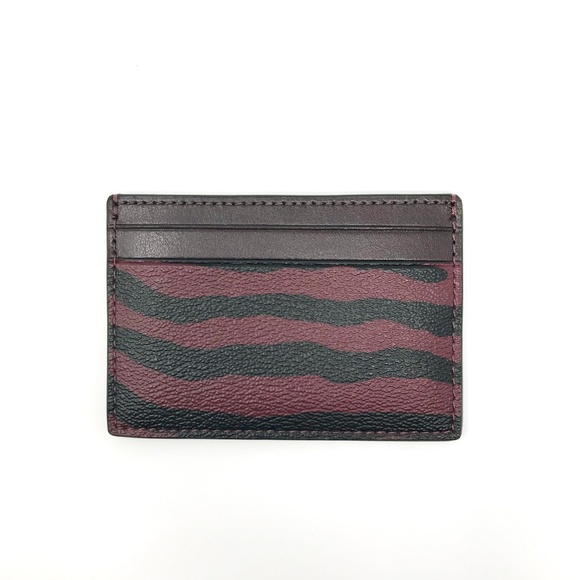 COACH Flat Card Case **TIGER** Print NWT - Picture 3 of 4